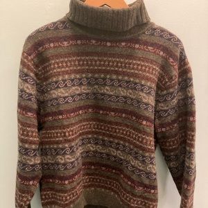 Eddie Bauer Wool/alpaca Turtleneck Sweater Women’s Medium